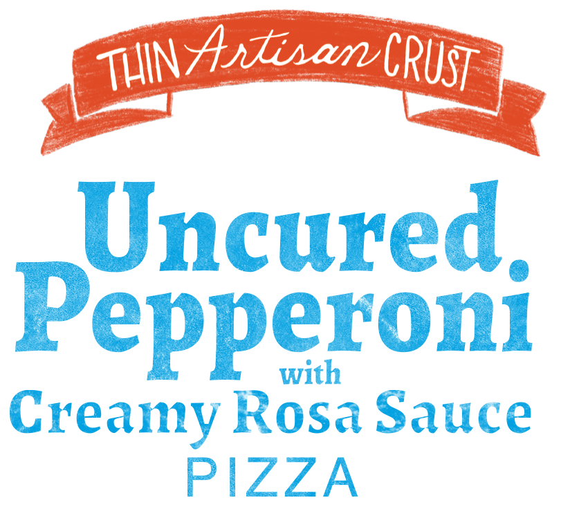 Uncured Pepperoni Alfredo Pizza
