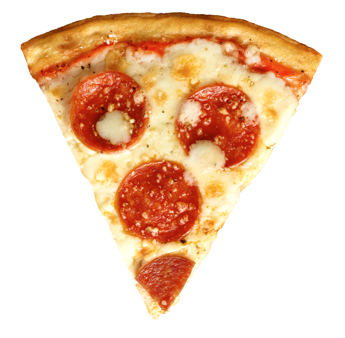 Uncured Pepperoni Alfredo Pizza Pizza Slice
