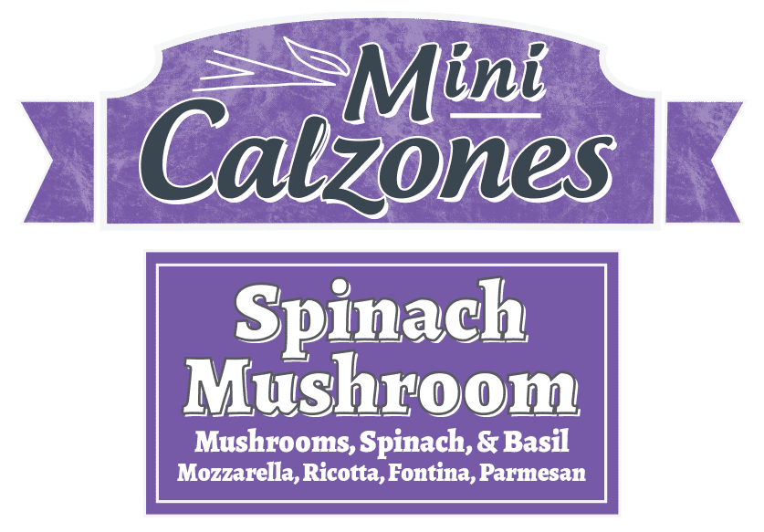 Spinach Mushroom Mini Calzones