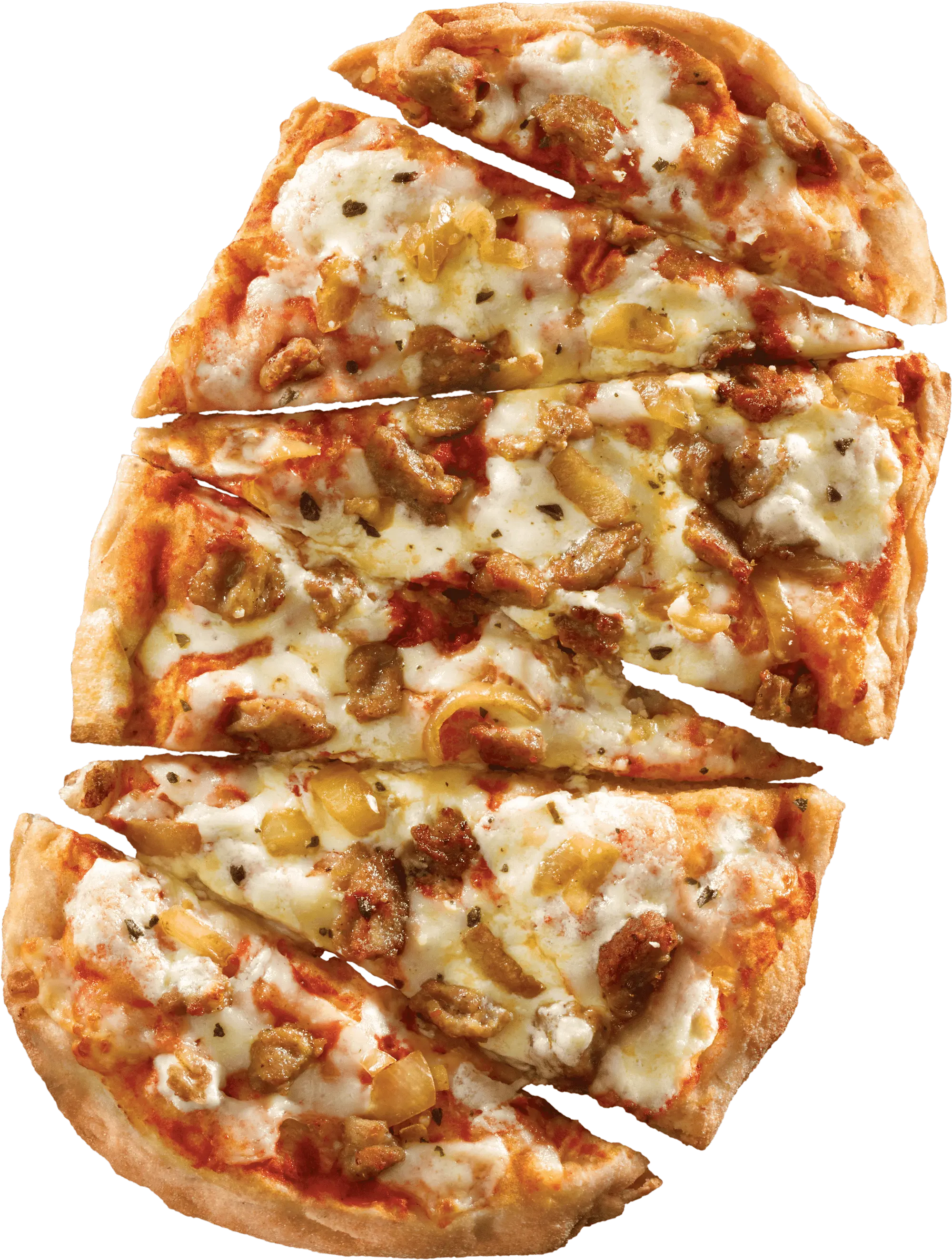 Sausage Burrata Pizza Slice